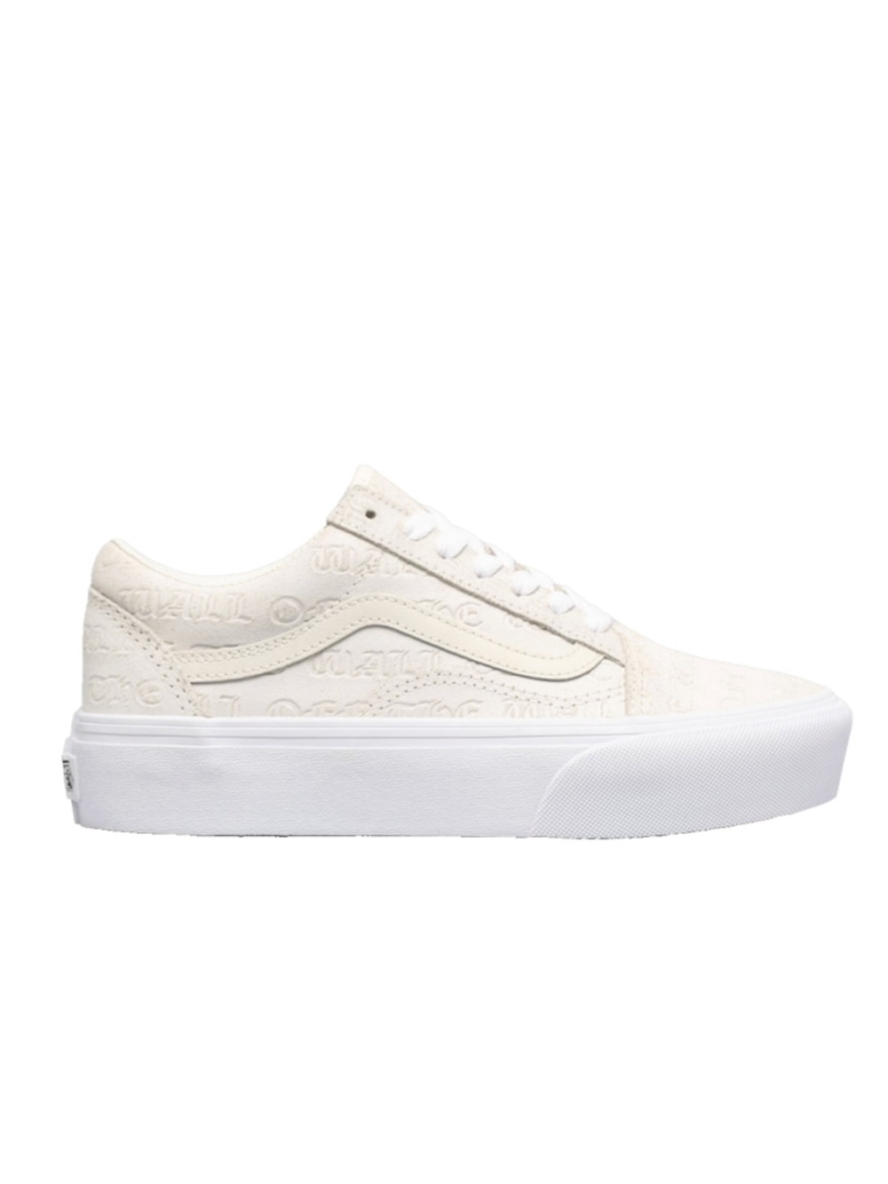 Vans Old Skool Platform Deboss OTW Shoes Marshmallow White Women 6.5